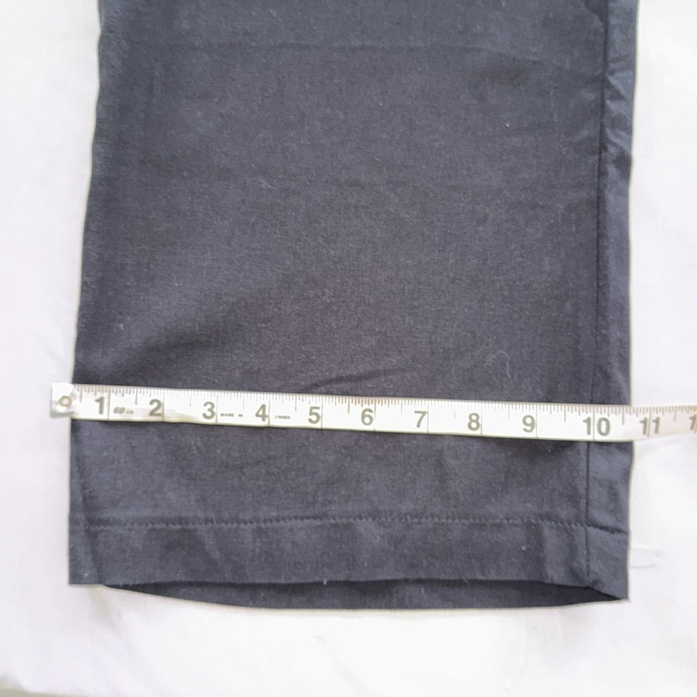 Monteau Black Strapless Jumpsuit Belted Linen Blend Wide-Leg Palazzo Style Sz M - Picture 7 of 13